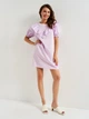 Платье короткое женское H&M 0913717 48 Сиреневое (SZ2000215060408) - изображение 3