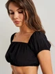 Топ женский H&M 0972841 L Черный (SZ2000215060064) - изображение 4