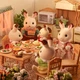 Игровой набор Sylvanian Families Семья Шоколадных Кроликов (5655) - изображение 5