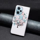 Чехол с рисунком Deexe Color Wallet для Xiaomi Poco F5 / Redmi Note 12 Turbo - Flower Tree - изображение 4