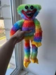 Мягкая игрушка Хаги Ваги и Киси Миси Різнокольоровий 45 см Huggy Wuggy Радужный (ICL44) - изображение 4