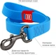 Поводок для собак водостойкий WAUDOG Waterproof, L-XXL, Ш 25 мм, Дл 305 cм, Голубой (27342Collar) - изображение 3
