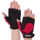 Рукавички для фітнесу спортивні рукавички Zelart Fitness Gloves 161732 розмір XS Black-Red - зображення 1