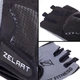 Перчатки для фитнеса перчатки спортивные Zelart Perfect Fitness 3886 размер M Black-Grey - изображение 4