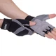 Перчатки для фитнеса перчатки спортивные Zelart Fitness Gloves 161594 размер L Black-Grey - изображение 3