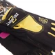Рукавички для фітнесу спортивні рукавички Zelart Fitness Gloves 161728 розмір XS Black-Yellow - зображення 5