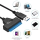 Перехідник-адаптер SATA USB 2.0 для жорсткого диска HDD SSD 2.5'' 25см - зображення 1