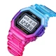 Електронний годинник Skmei з підсвічуванням Waterproof blue/pink - зображення 2