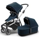Детская коляска с люлькой Thule Sleek Navy Blue TH 11000010 - изображение 1