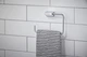 Держатель-кольцо для полотенец HANSGROHE AddStoris 189мм прямоугольный металлический хром 41754000 - изображение 5