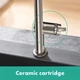Змішувач для кухні одноважільний HANSGROHE Talis M54 сатин латунь 72806800 - зображення 4