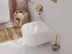 Держатель для туалетной бумаги с крышкой HANSGROHE AddStoris прямоугольный металлический бронза 41753140 - изображение 3