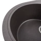 Мойка для кухни PLATINUM гранит 5847 ONYX 575x465мм овальная врезная без сифона коричневая PLS-A39618 - изображение 5