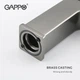 Cмеситель для умывальника однорычажный GAPPO серый латунь G1017-9 - изображение 7