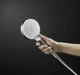 Душевая лейка HANSGROHE Crometta EcoSmart однорежимная 100мм пластик белая 26333400 - изображение 3