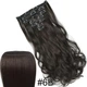 Накладные волосы для наращивания на заколках Didaka набор из 7-ми прядей волнистые цвет #6B - изображение 1