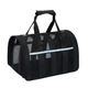 Сумка перенесення для котів та собак L 49x28x27 см CosmoPet CP-46 Black - зображення 1