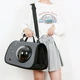 Переноска сумка для кошек и собак с иллюминатором CosmoPet CP-31 Grey - изображение 8