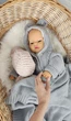 Демисезонный комплект на выписку для новорожденного конверт человечек шапочка (KEL7) - изображение 3