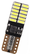 Автомобільна лампочка T10 W5W 4014 24-SMD LED 8Вт 6000К 12-24В - зображення 2