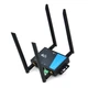 Промышленный маршрутизатор LT220 4g wi-fi роутер с антеннами точка доступа проводная и беспроводная передача wifi 2.4g 2 порта rj45 - изображение 1