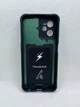 Протиударний чохол Defense Ring для Realme C35 з кільцем Зелений - зображення 3