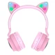 Наушники Hoco W27 Cat ear Bluetooth беспроводные розовый (749522) - изображение 2