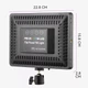 Светодиодный прожектор LED Освещение для фотосьемки, студии, видеосьемки Черный Без бренда (756468) - изображение 4