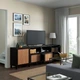 Тумба під телевізор з ящиками та дверцятами IKEA BESTA 240x42x74 см (494.216.31) - зображення 2