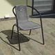 Комплект 2шт. садових стільців зі штучного ротангу Garden Chair Prato SC-039P Сірий - зображення 7