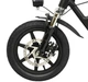 Електроскутер ZM TigerVolt 14 з колесами 14" Чорний - зображення 7