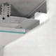Профиль теневого шва 20 мм для LED ProfiLuxe SVT-201 (2500 мм) - изображение 1