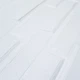 Самоклеющаяся декоративная 3D панель белая кладка в рулоне 19.6 м 19600x700x5мм - изображение 2