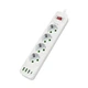Фільтр-подовжувач AURA Energy 4+3 USB-A + USB-C (PD) 2M White - зображення 3