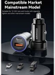 Автомобільний зарядний пристрій Essager Type-c 36w+ USB qc 3.0 18w Metall (54W) - зображення 8