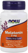 Suplement diety Now Foods Melatonin 3 mg 60 k (733739032553) - obraz 1