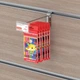 Крючок металлический одинарный с ценникодержателем для экономпанелей PIN Expo L=200 мм хромированный - изображение 3