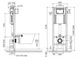 Инсталляция CERSANIT Aqua 02 Mech Set B206 + унитаз Delfi с сиденьем Soft Close полипропилен + панель смыва - изображение 7