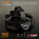 Ліхтар налобний Videx VLF-H056 1400 Lm 6500 K IP65 (26616) - зображення 3