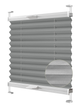 Жалюзі-плісе Wenster тканинні Cosimo One VSM1 Crepe Metallic 308 70х130 см Блискучий Сірий (671364019592) - зображення 1