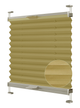 Жалюзі-плісе Wenster тканинні Cosimo One VSM1 Crepe Metallic 302 70х130 см Блискучий Золотий (671394019592) - зображення 1
