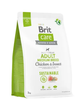 Сухий корм для собак середніх порід Brit Care Dog Sustainable Adult Medium Breed (курка та комахи) 3 кг (172176) - изображение 1