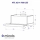Витяжка телескопічна Minola HTL 6214 BLF 700 LED (700 м3/год, 2 швидк., кнопкове кер.) 261048 - изображение 8