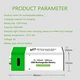 2 акумулятори типу Крона 6F22 (CR-9V) 9 Вольт (2 шт) — з роз'ємом TYPE-C Smartools 650 mAh + кабель TYPE-C - зображення 3
