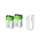 2 акумулятори типу Крона 6F22 (CR-9V) 9 Вольт (2 шт) — з роз'ємом TYPE-C Smartools 650 mAh + кабель TYPE-C - зображення 7