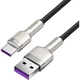 Кабель Baseus Cafule Metal Data Type-C 66W (1m) CAKF000101 черный - изображение 1