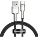 Кабель Baseus Cafule Metal Data Type-C 66W (1m) CAKF000101 черный - изображение 2