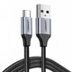 Кабель USB 2.0 AM-Type-C M UGREEN US288 2м 3A 18W Nickel Plating Aluminum Braid 60128 Черный - изображение 1