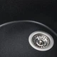 Гранітна мийка для кухні Platinum 5847 ONYX матовий Карбон - зображення 5