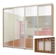 Шафа-купе чотиридверна Алекса 280*45*220 см Дуб крафт золотий 4 двері Дзеркало ШК-02 - зображення 1